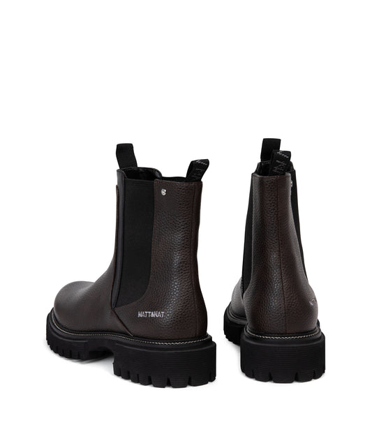 ZUKE Women's Vegan Chelsea Boots | Color: Brown, Black - variant::brown