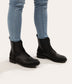 MORTON Women's Vegan Combat Boots | Color: Black - variant::black