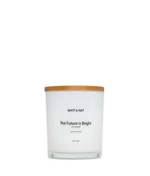 The Future Is Bright Reg. Round Candle