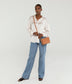TRIPLET Vegan Crossbody Bag - Loom | Color: Tan - variant::maple