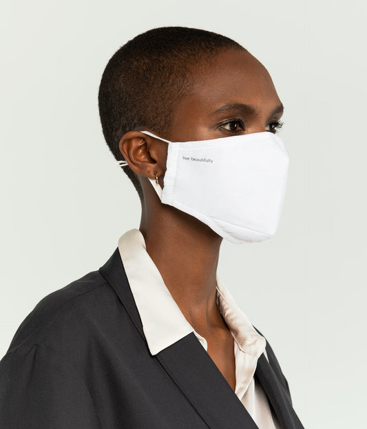 mask new white
