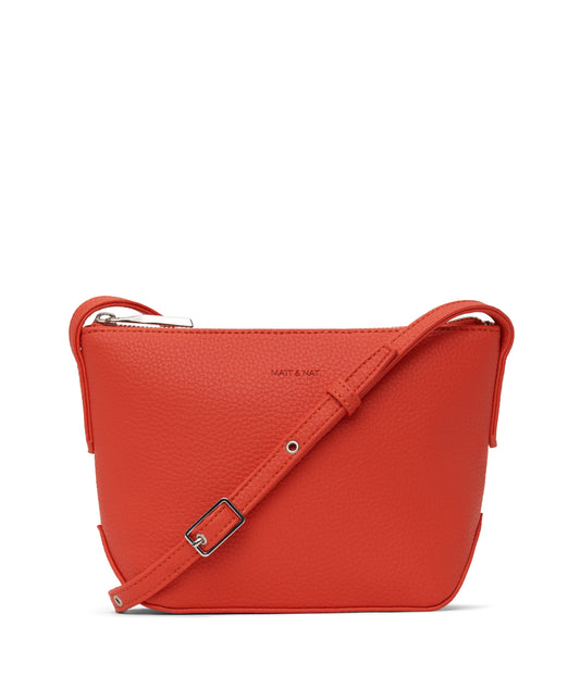 SAM Vegan Crossbody Bag - Purity | Color: Red - variant::fleur
