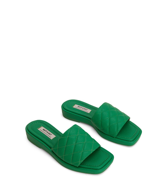BRIE  Women's Vegan Sandals | Color: Green - variant::green