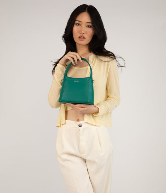JADASM Small Vegan Crossbody Bag - Arbor | Color: Green - variant::peacock