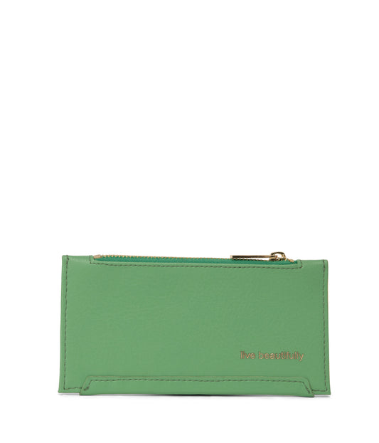 JESSE Slim Vegan Wallet - Arbor | Color: Green - variant::pistachio