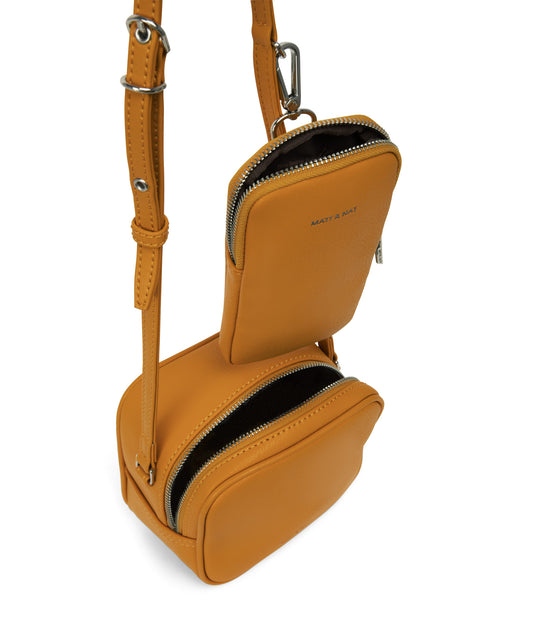 SWAE Vegan Crossbody Bag - Arbor | Color: Yellow - variant::marigold