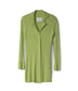 PEARL Women's Bamboo Ribbed Cardigan | Color: Green - variant::cactus