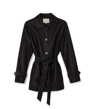 BRIA Women’s Vegan Leather Jacket