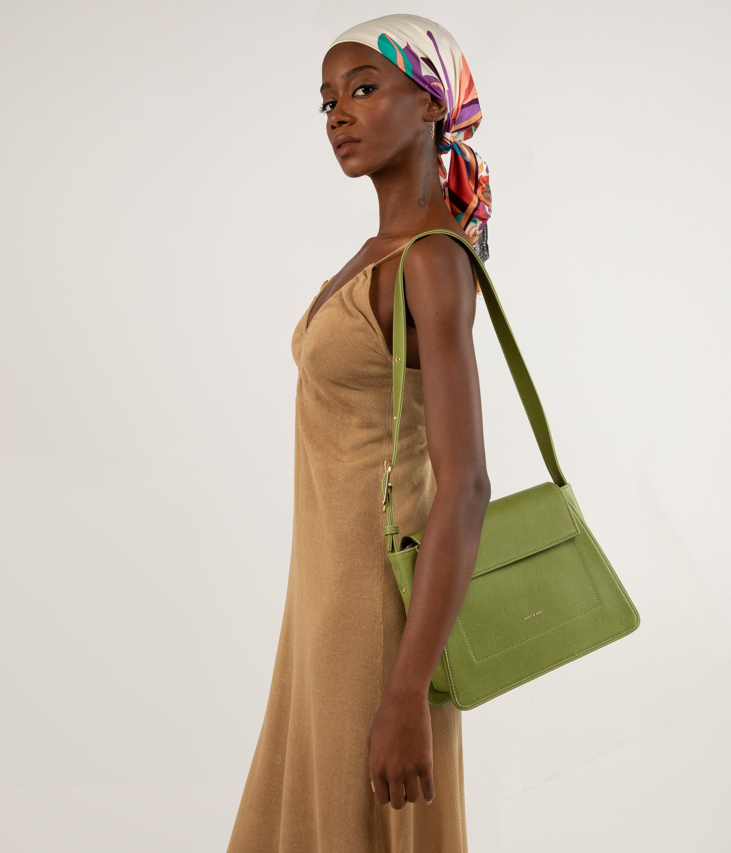 LEIA Vegan Shoulder Bag - Vintage | Color: Brown - variant::espresso