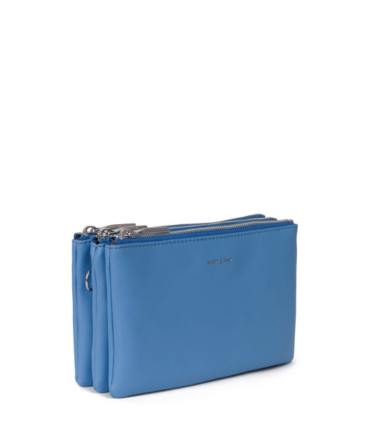 TRIPLET Vegan Crossbody Bag - Sol | Color: Blue - variant::resort