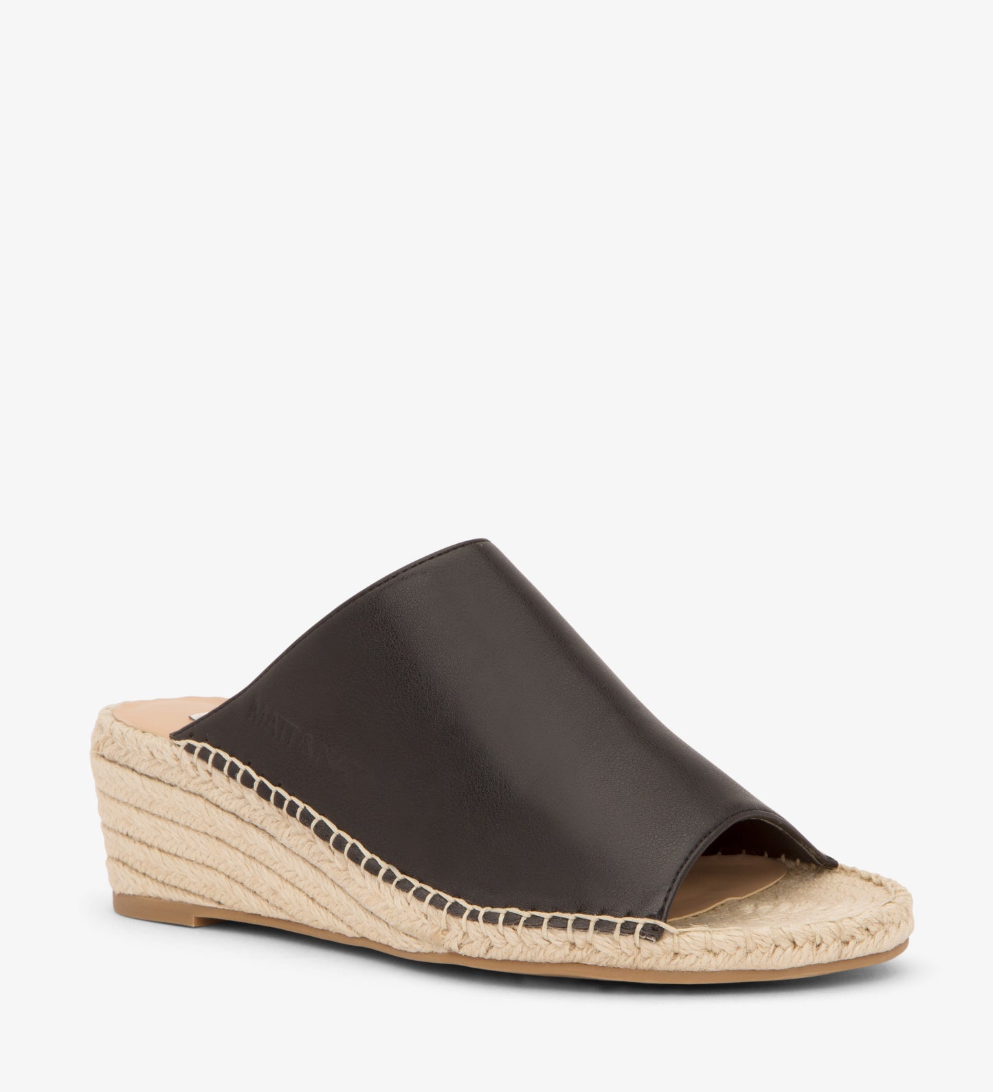 ALOE Vegan Low Heel Wedge Shoes | Color: Black - variant::black