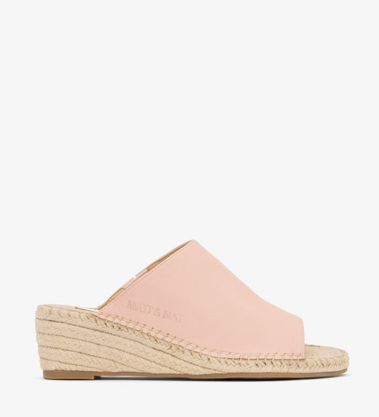 ALOE Vegan Low Heel Wedge Shoes | Color: Pink - variant::blossom
